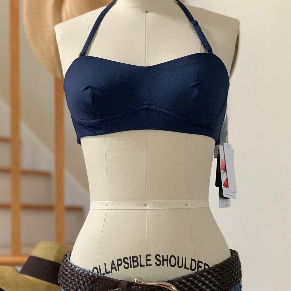 Skin bikini top Navy Small